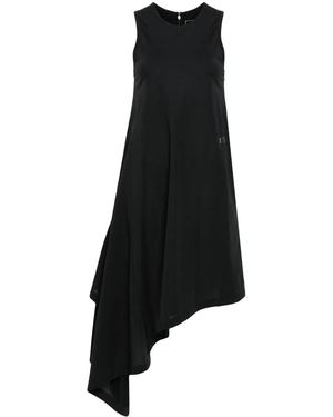 Y-3 Draped Asymmetric Dress - Black