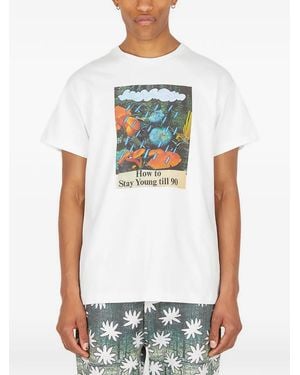 DRx x STEFAN MEIER x LN-CC Graphic-Print T-Shirt - White