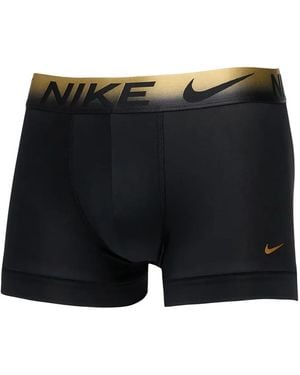 Nike Dri-Fit Essential Logo-Waistband Boxers (Pack Of Three) - Black