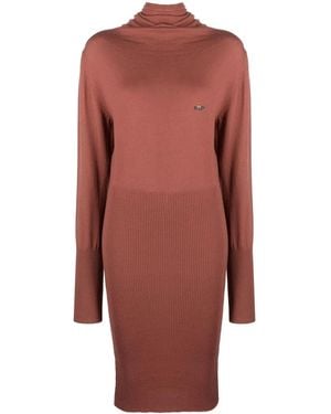 Vivienne Westwood Robe En Maille Bea À Logo Orb - Red