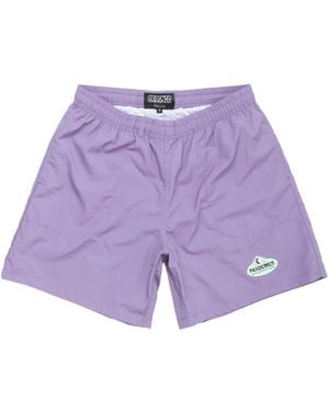 PAS DE MER Zwembroek Met Logopatch - Paars