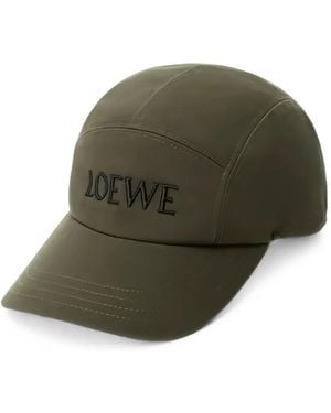 Loewe Casquette À Logo Brodé - Vert