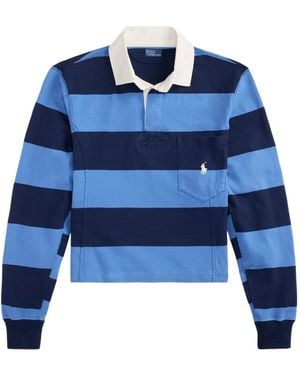 Polo Ralph Lauren Striped Polo Shirt - Blue