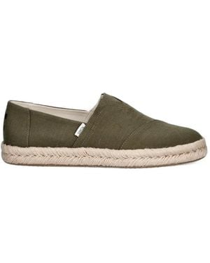 TOMS Alpargata Rope 2.0 Braided-Sole Espadrilles - Green