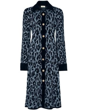Temperley London Adonis Coat - Blue
