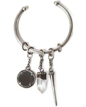 Ann Demeulemeester Arto Charm-Embellished Bracelet - White