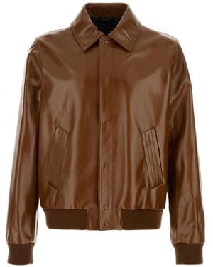 Fendi Leather Jacket - Brown
