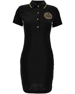 Versace Jeans Couture ポロワンピース - ブラック