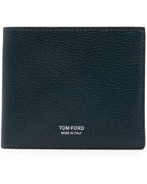 Tom Ford 二つ折り財布 - ブルー