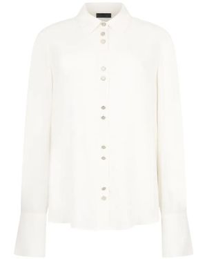 Liu Jo Shirt With Logo Buttons - White