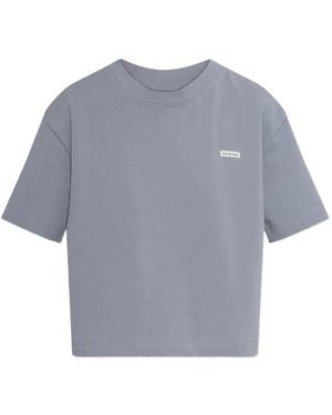 Munthe Bellamy Logo-Detail T-Shirt - Gray