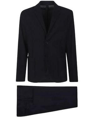 Harris Wharf London Notched-Lapel Single-Breasted Blazer - Blue