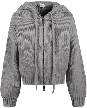 Sportmax Trui Met Capuchon - Grijs