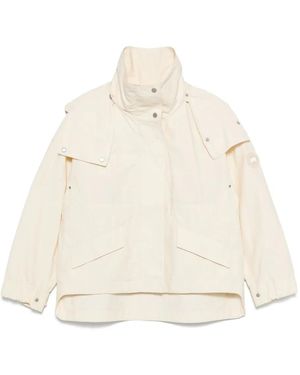 Canada Goose Turtleneck Parka Coat - Natural