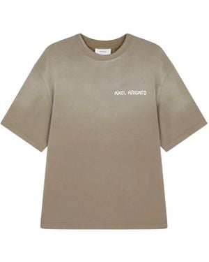 Axel Arigato T-Shirt Mit Logo-Print - Grau