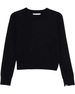 Extreme Cashmere February Fine-Knit Round-Neck Jumper - Black