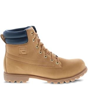 Fila Watersedge Lace-Up Biker Boots - Brown