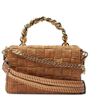 Casadei Hanoi Logo-Detail Tote Bag - Brown