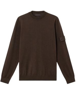 Stone Island Maglione Girocollo - Marrone