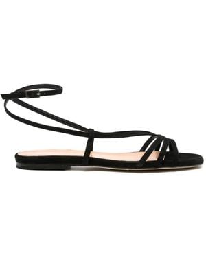 The Seller Suede Sandals - White