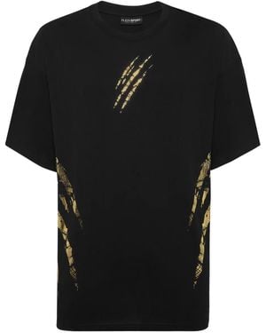 Philipp Plein Cotton T-Shirt - Black