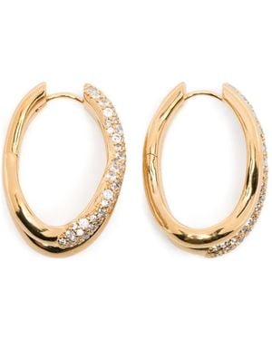 Missoma Molten フープピアス - メタリック