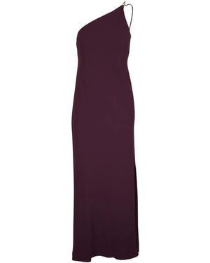 Vince One-Shoulder Maxi Dress - Purple
