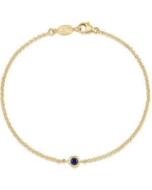 Dower & Hall Dewdrop Sapphire Bracelet - White