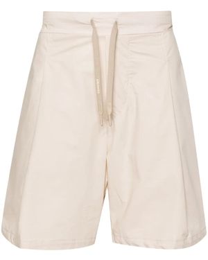 A PAPER KID Shorts Con Vita Elasticizzata - Neutro