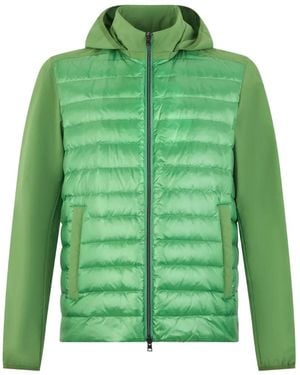 Herno Hooded Quilted Jacket - Green