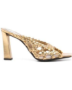 Giuseppe Zanotti Gz Mya 90mm ミュール - ナチュラル