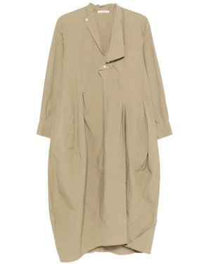 High Accord Midi Dress - Natural