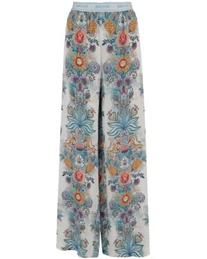 Just Cavalli Patterned Pants - Blue