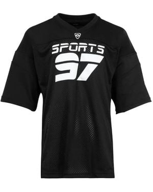 Willy Chavarria T-Shirt mit V-Ausschnitt - Schwarz