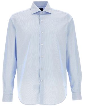 Fay Button-Up Shirt - Blue