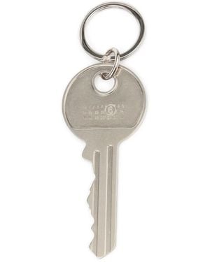 MM6 by Maison Margiela Key Keyring - Metallic