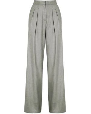 Malo Plissierte Hose - Grau