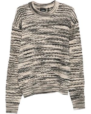 Axel Arigato Marl-Knit Crew-Neck Jumper - Grey