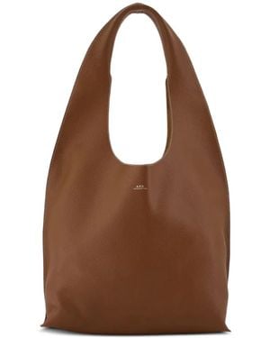 A.P.C. Sac À Main Le Neige Clou En Cuir - Brown