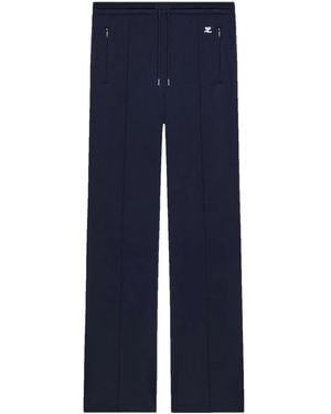 Courreges Pantalon De Jogging Interlock - Bleu