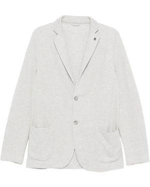 Gran Sasso Linen-Cotton Jacket - White