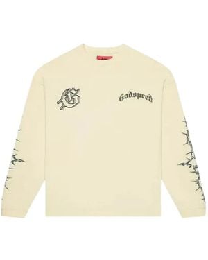Godspeed Long-Sleeve Graphic Hoodie - Natural
