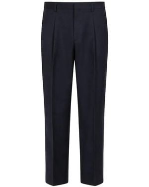 Costumein Vincent Dallas Pleated Straight-Leg Trousers - Blue