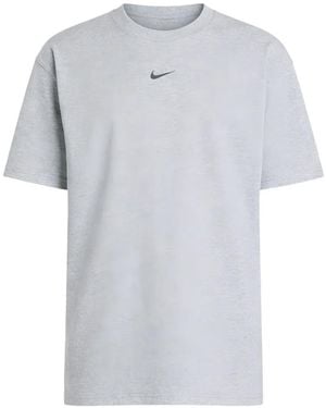 Nike Logo-Print T-Shirt - Grey