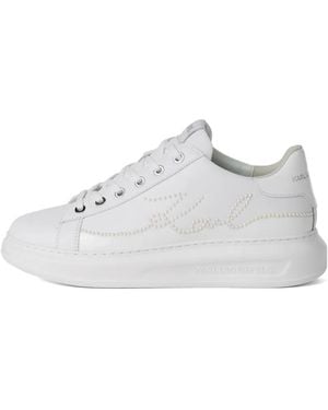 KARL LAGERFELD Kapri Signia Pearl Trainers - White