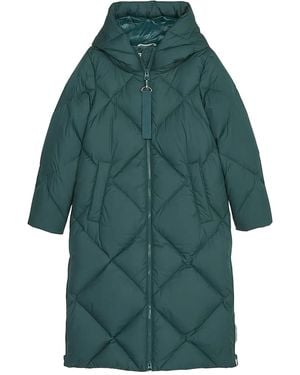 Marc O' Polo Quilted Hooded Coat - Green
