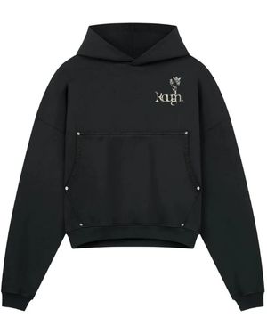 ROUGH Logo Hoodie - Zwart