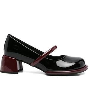 ADRIANNA FERETTI Round-toe pumps - Negro