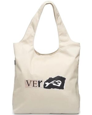 Y-3 Graphi-Print Shoulder Bag - White