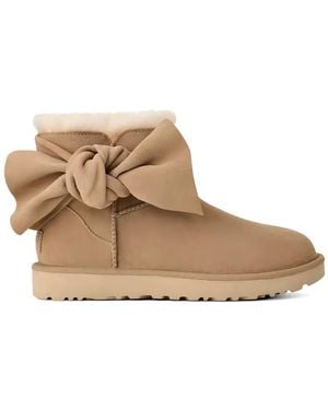 UGG Classic Mini Bow Boots - Natural
